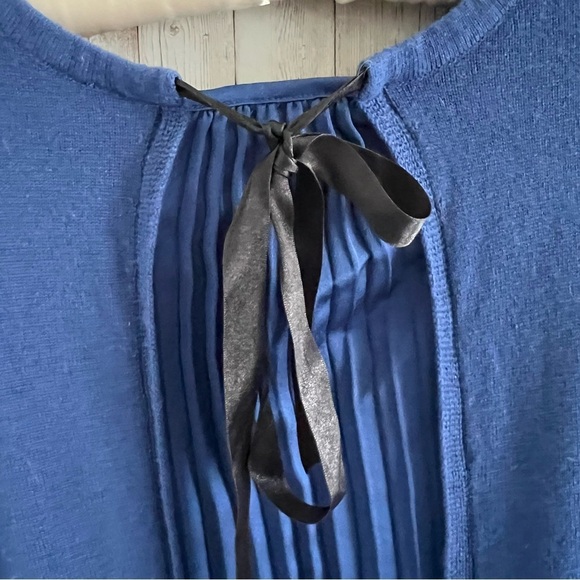 Soft Surroundings Blue Crew Neck Light Sweater XS New - Picture 3 of 5